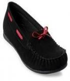 Meriggiare Black Moccasins Women