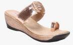 Meriggiare Gold Sandals Women