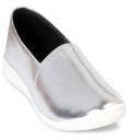 Meriggiare Silver Regular Loafers Shoes Women