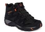 Merrell Black Alverstone Gtx Mid Top Trekking Shoes Men