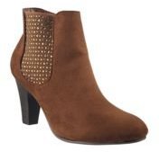 Metro Ankle Length Brown Boots Women