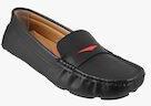 Metro Black Synthetic Loafers Women