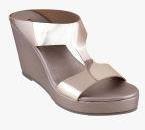 Metro Grey Synthetic Wedges Women