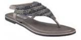 Metro Silver Sandals Women