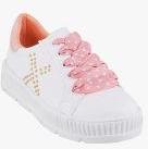 Metro White Regular Sneakers Girls