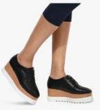 Mft Couture Black Derby Lifestyle Shoes Women