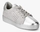 Mft Couture Grey Metallic Glitter Casual Sneakers women