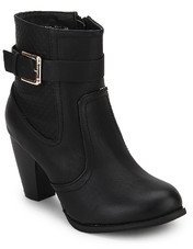 Miss Bennett Ankle Length Black Boots women