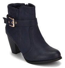 Miss Bennett Ankle Length Blue Boots women