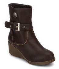 Miss Bennett Ankle Length Coffee Boots women