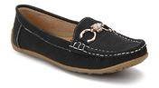 Miss Bennett Black Moccasins Women