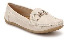 Miss Bennett Cream Moccasins women