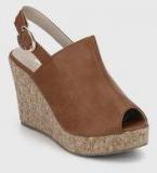 Miss Bennett London Brown Wedges Women