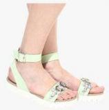 Miss Bennett London Green Sandals women