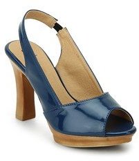 Miss Bennett Navy Blue Stilletoes women