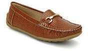 Miss Bennett Tan Moccasins Women