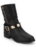 Miss Selfridge Angel Ankle Length Black Boots Women