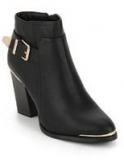 Miss Selfridge Angus Ankle Length Black Boots Women