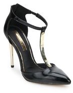 Miss Selfridge Georgia T Bar Heel Black Stilletoes Women