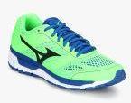 Mizuno Synchro Mx Green Running Shoes