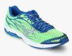 Mizuno Wave Catalyst Green Running Shoes Men