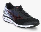 Mizuno Wave Rider 19 Black Running Shoes Men