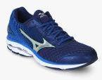 Mizuno Wave Rider 19 Navy Blue Running Shoes Men