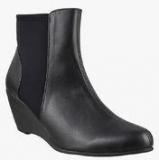 Mochi Black Boots Women