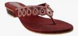 Mochi Maroon Sandals women