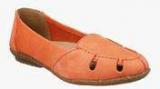 Mochi Orange Moccasins women