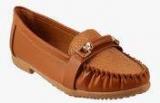 Mochi Tan Moccasins women