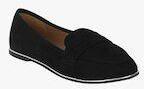 Mode By Red Tape Black Regular Loafers Women