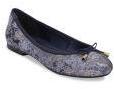 Mode By Red Tape Blue Woven Design Ballerinas Women