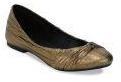 Mode By Red Tape Bronze Toned Solid Ballerinas Women