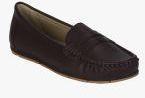 Mode By Red Tape Burgundy Synthetic Regular Loafers Women