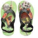 Motu Patlu Black & Green Printed Thong Flip Flops Boys