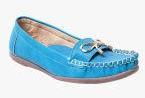 Msc Blue Regular Loafers Women