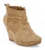 My Foot Ankle Length Beige Boots Women