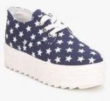 My Foot Blue Casual Sneakers Women