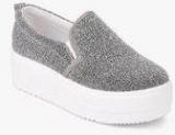 My Foot Silver Casual Sneakers Women