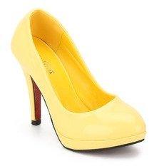 My Foot Yellow Stilletoes women