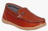 Naughty Ninos Orange Loafers Boys