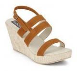 Nell Brown Wedges Women