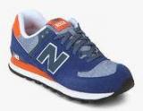 New Balance 574 Navy Blue Sneakers Men