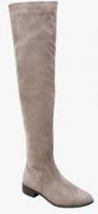 Next Beige Flat Over The Knee Boots women