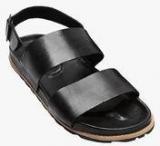 Next Black Leather Back Strap Sandal men