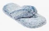 Next Blue Snuggle Toe Thong Sliipers Women