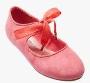 Next Bright Pink Mary Jane Tie Shoes Girls