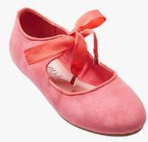 Next Bright Pink Mary Jane Tie Shoes girls