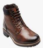 Next Burnished Leather Heavy Cleated Boot Men